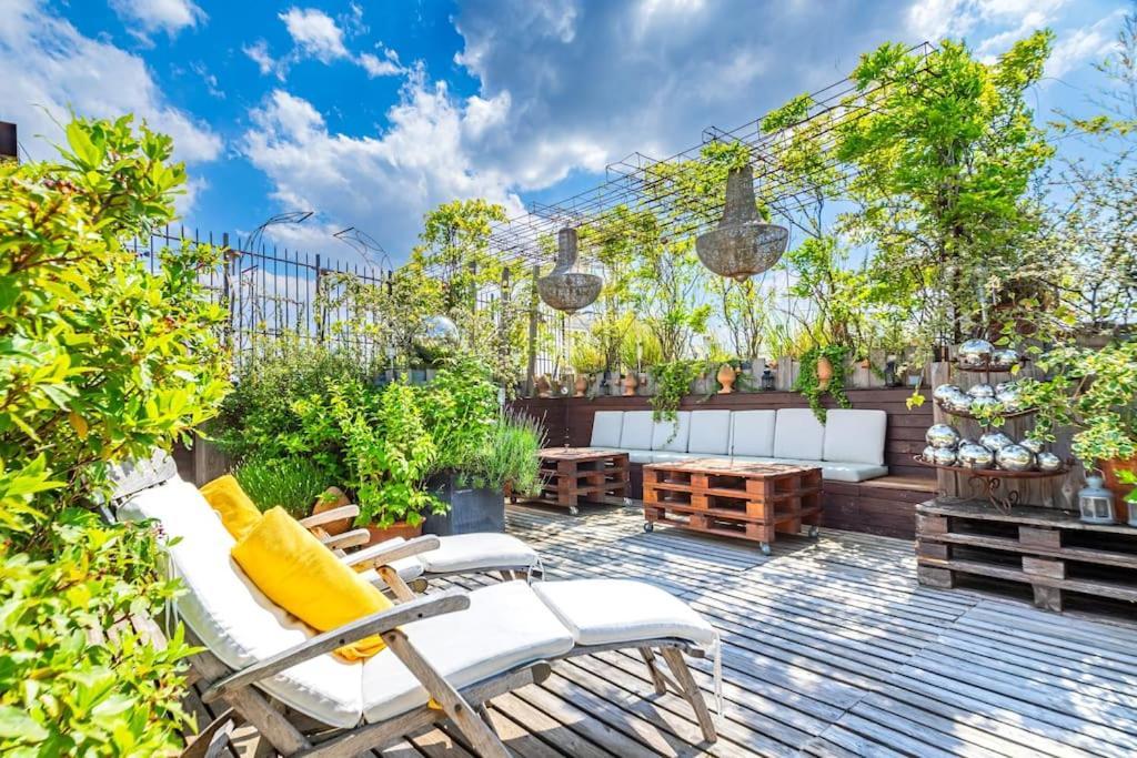 Superbe Duplex Paris-rooftop Vue Panoramique Apartment