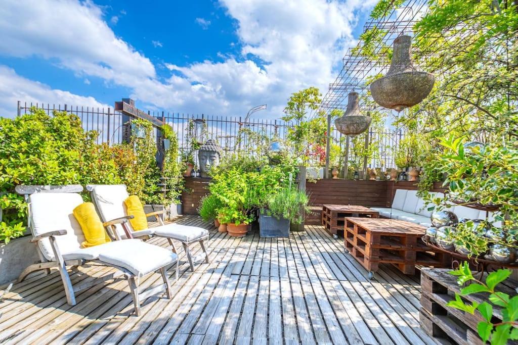 Superbe Duplex Paris-rooftop Vue Panoramique *